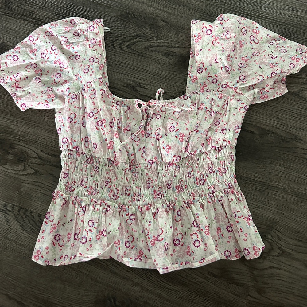 WAYF Floral Top